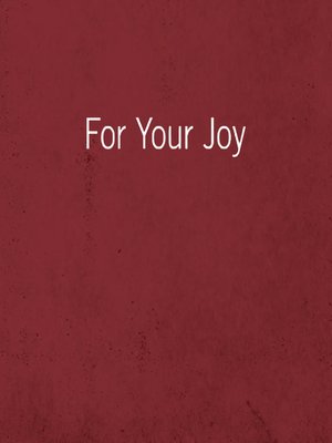cover image of For Your Joy